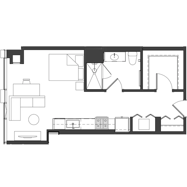 Unit 0311 floor plan