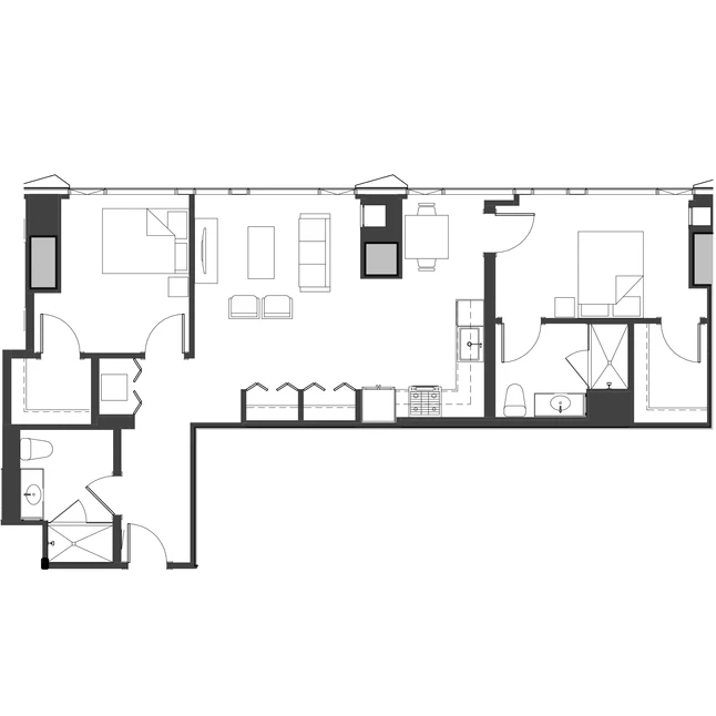 Unit 1005 floor plan