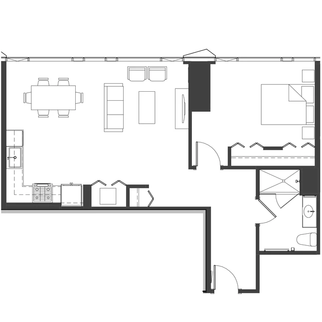 Unit 4404 floor plan