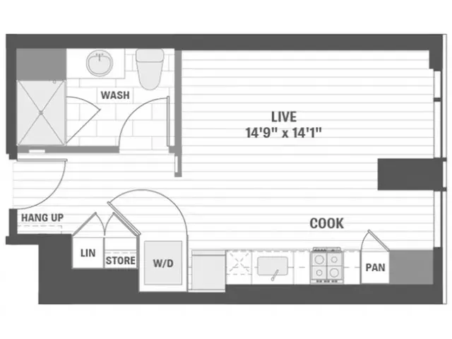 Unit 811 floor plan