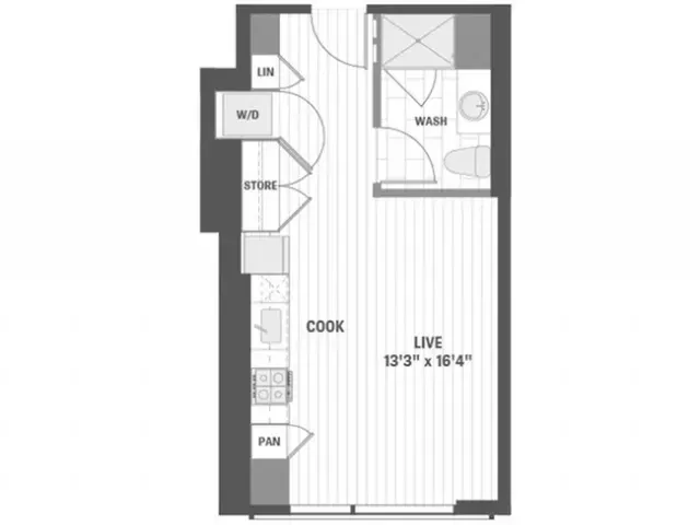 Unit 1517 floor plan