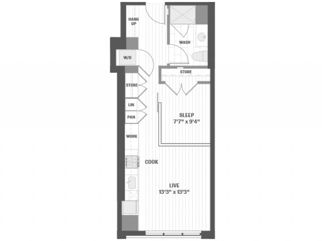 Unit 218 floor plan