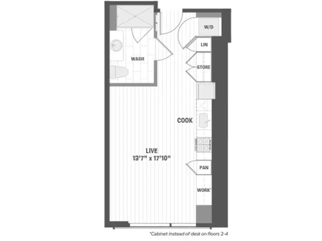 Unit 921 floor plan