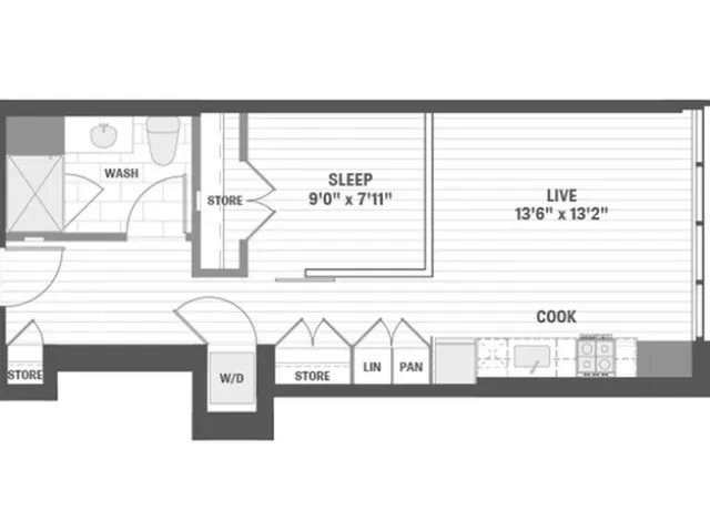Unit 309 floor plan