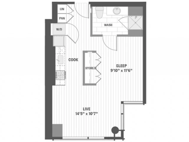 Unit 1120 floor plan