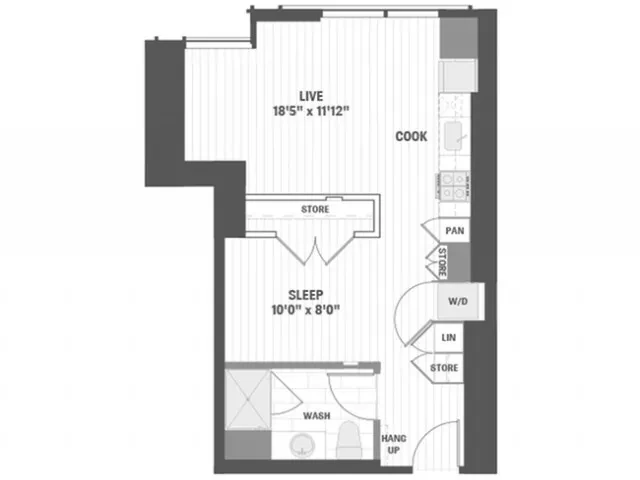 Unit 1202 floor plan