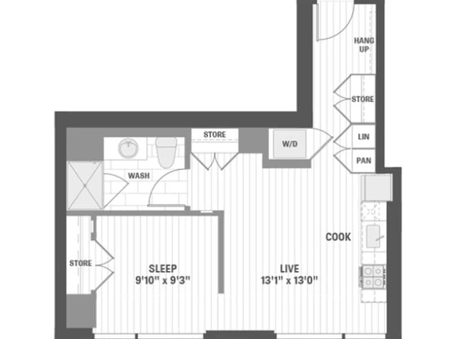 Unit 1514 floor plan
