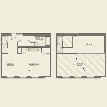 Unit F119 floor plan
