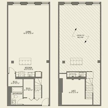 Unit F108 floor plan