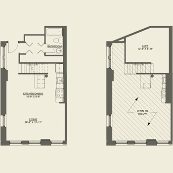 Unit C100 floor plan