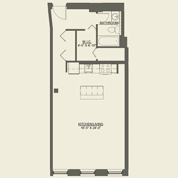 Unit D310 floor plan