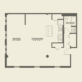 Unit A309 floor plan