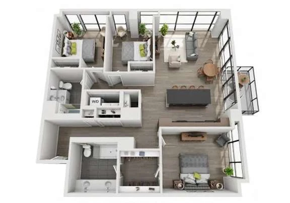 Unit 602 floor plan