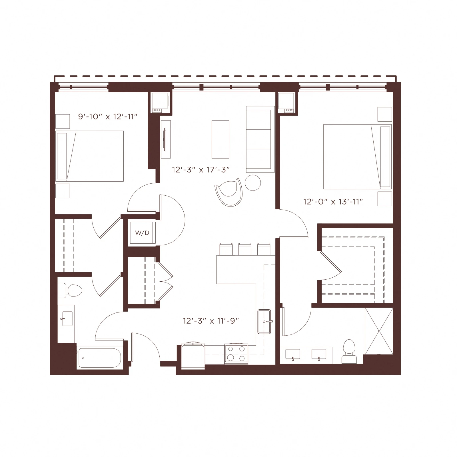 Unit 0304 floor plan