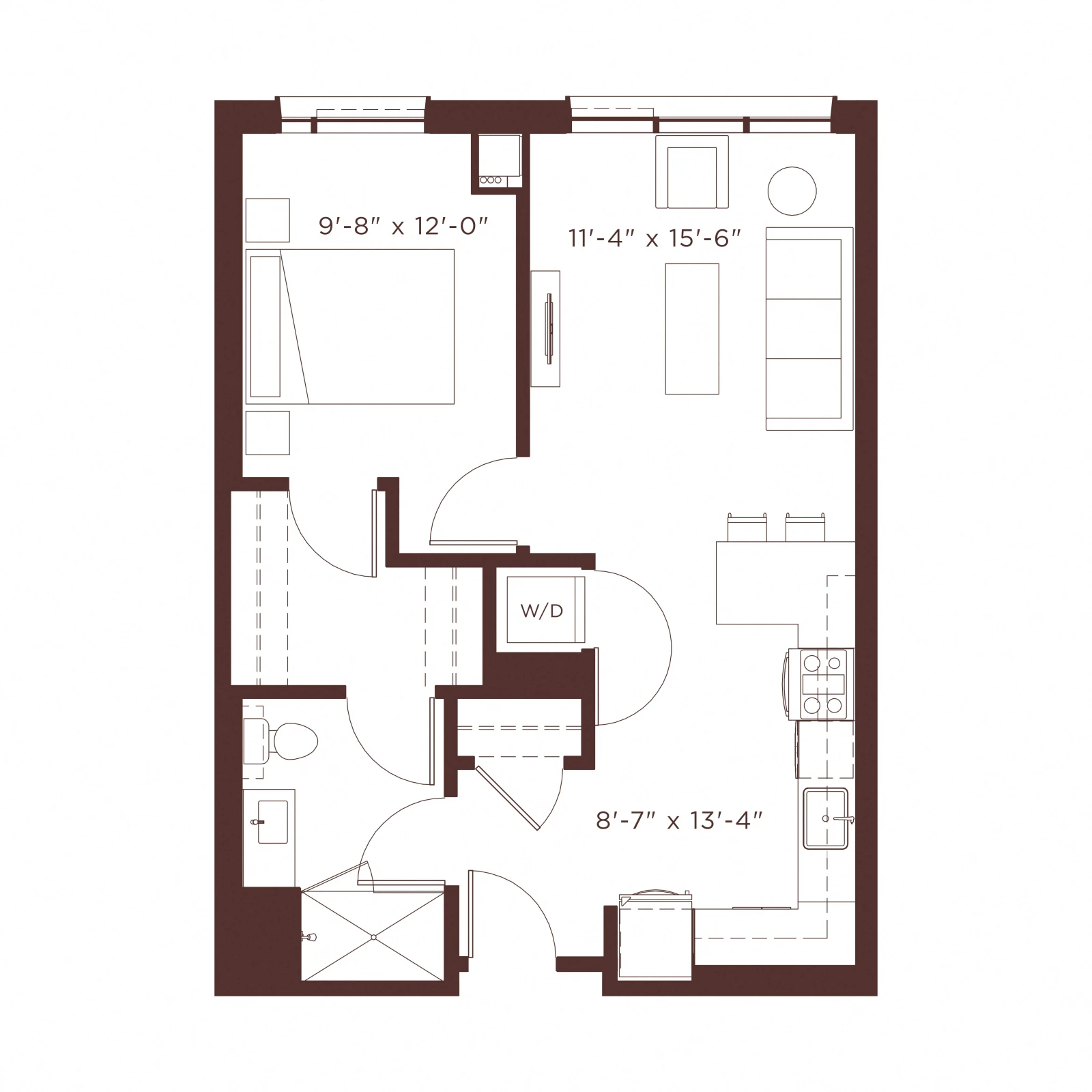 Unit 0422 floor plan