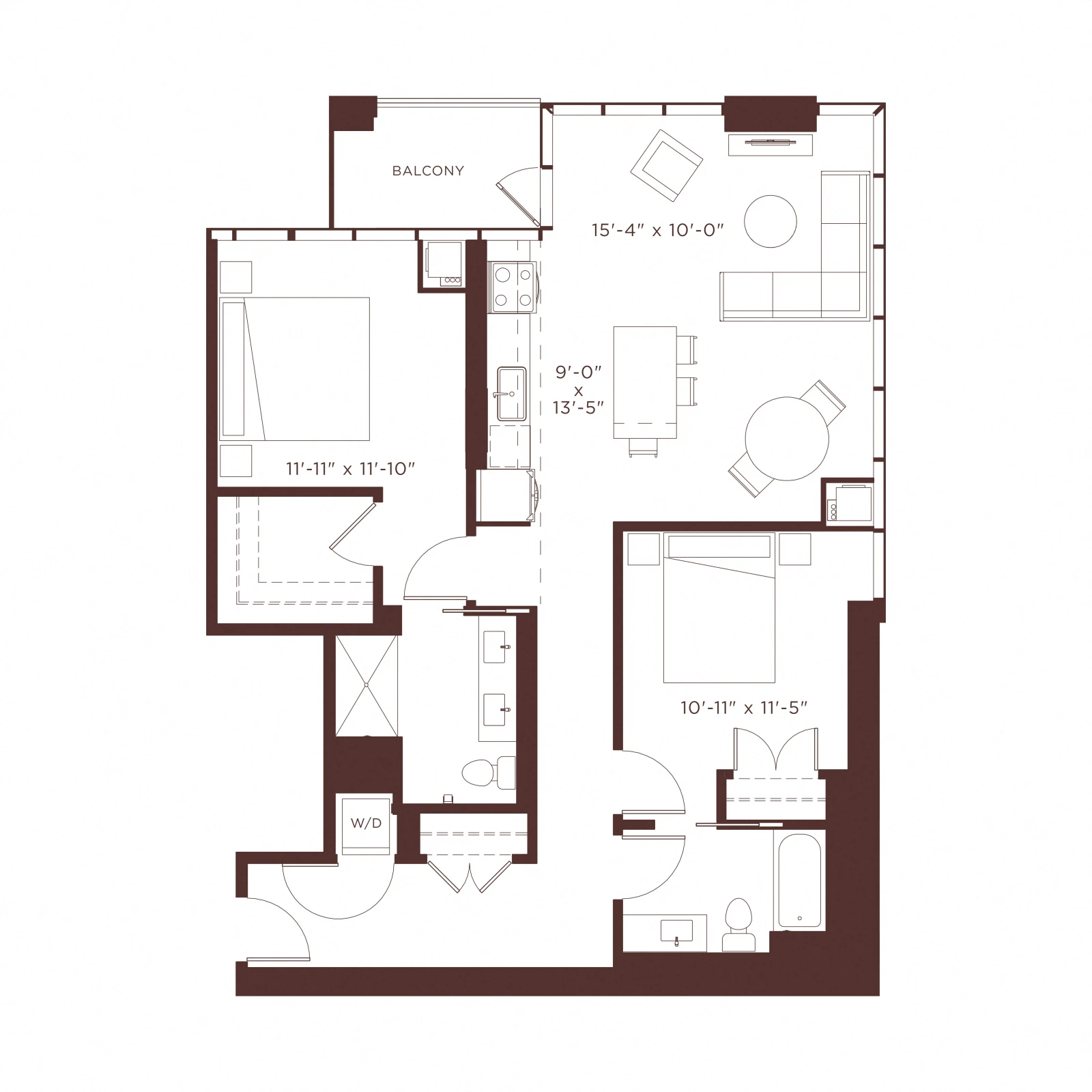 Unit 0317 floor plan