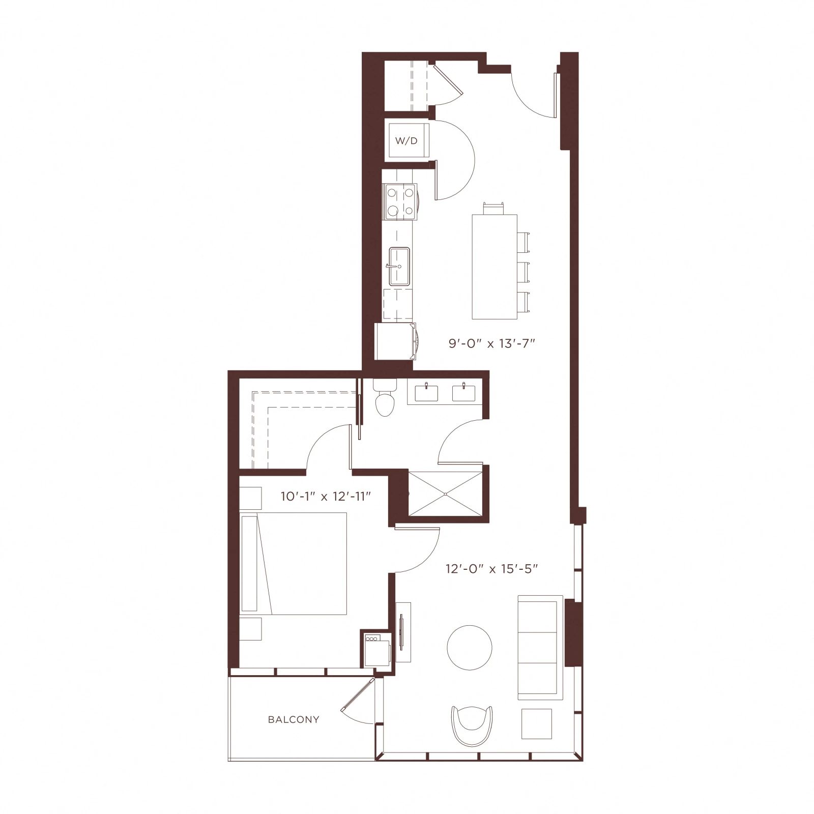 Unit 0903 floor plan