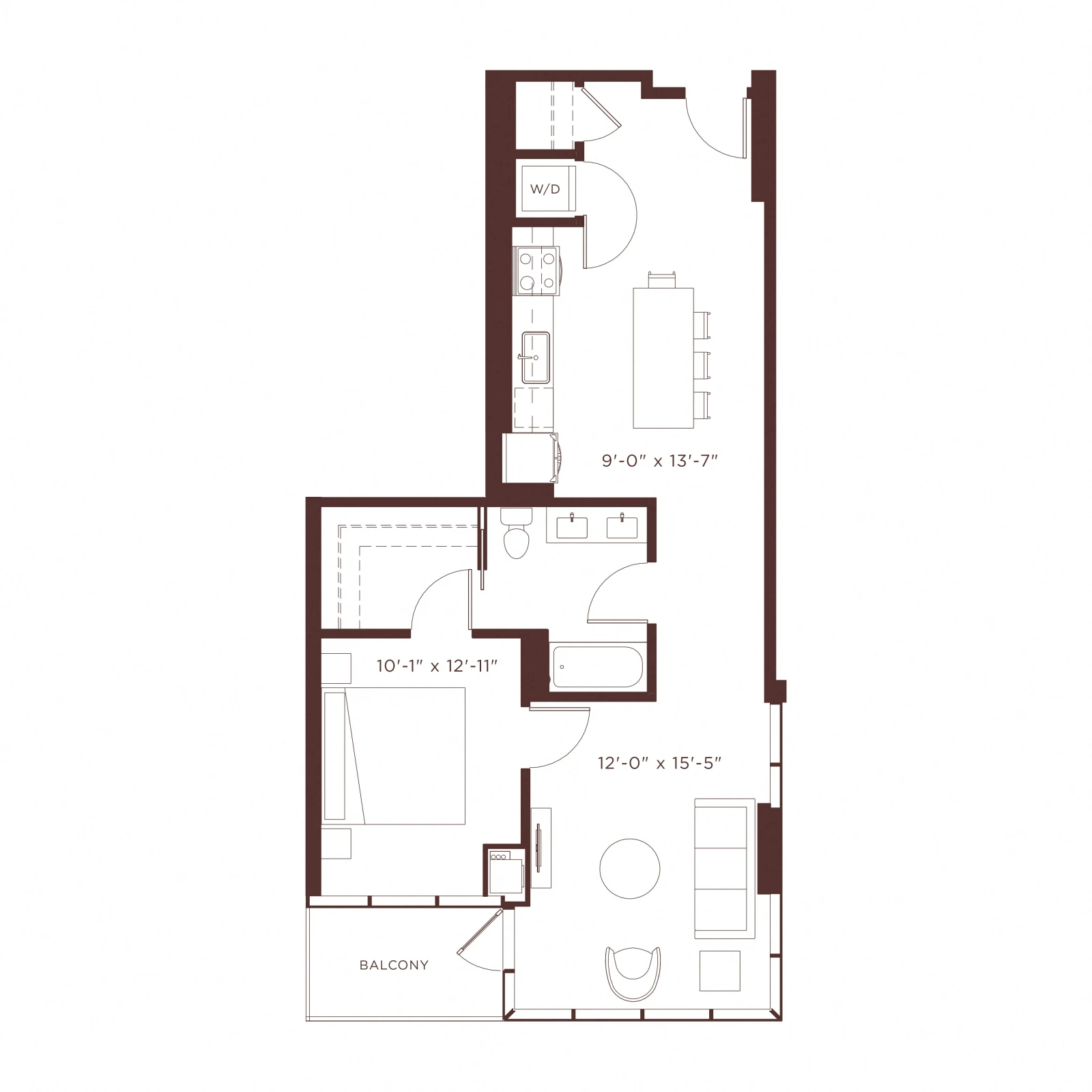 Unit 0829 floor plan