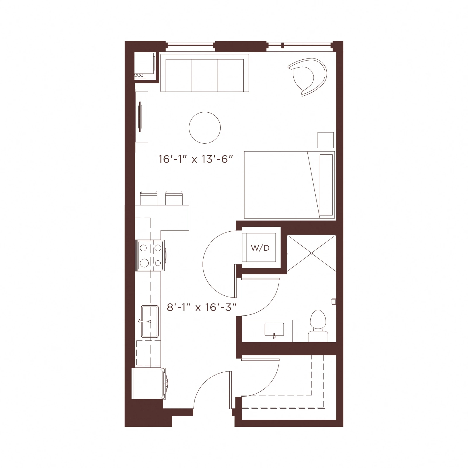 Unit 0814 floor plan