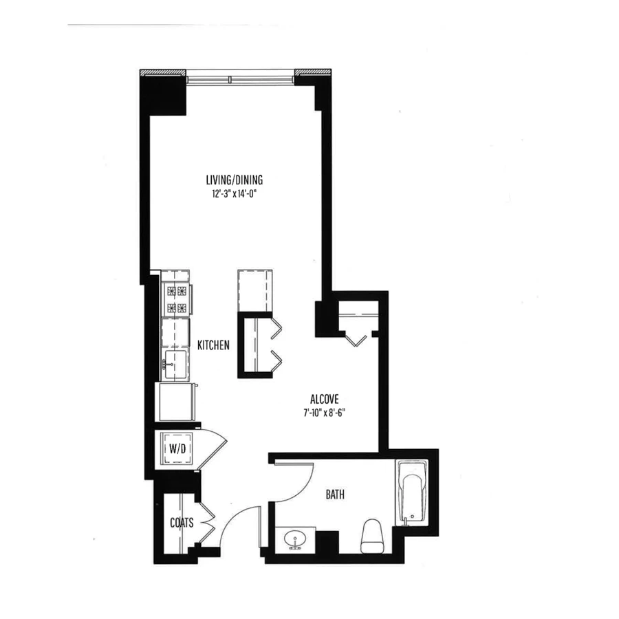 Unit 0711 floor plan
