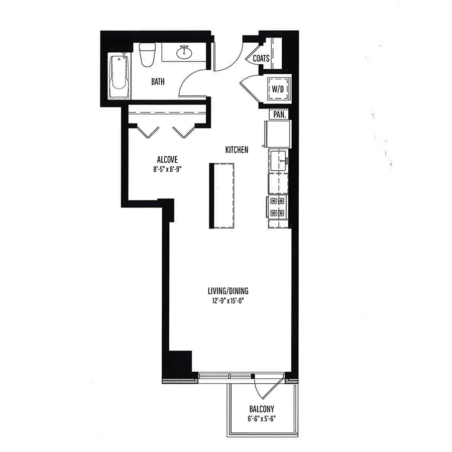 Unit 0519 floor plan