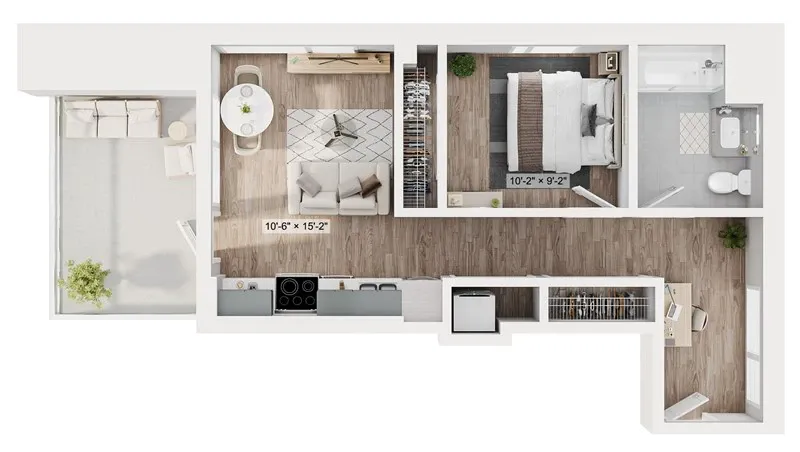 Unit 806 floor plan