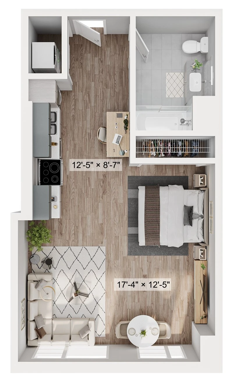 Unit 604 floor plan