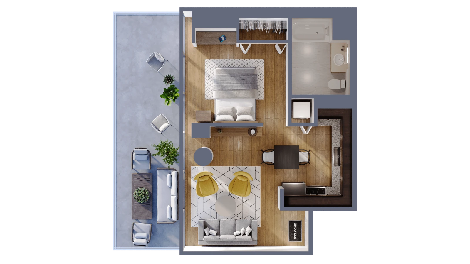 Unit 1215 floor plan