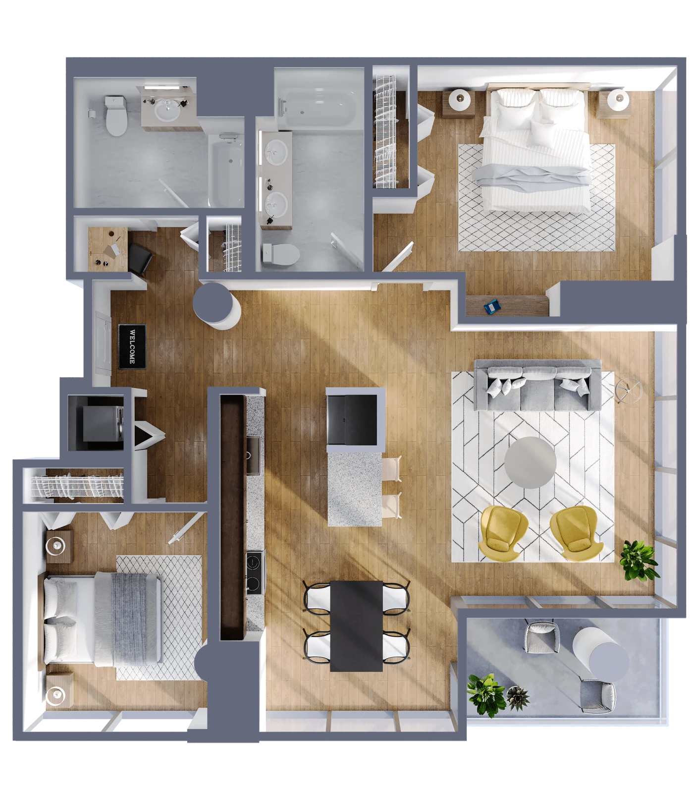 Unit 1506 floor plan