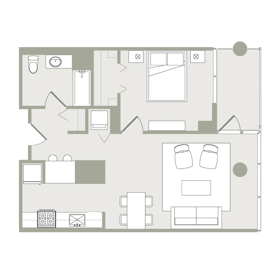 Unit 802 floor plan