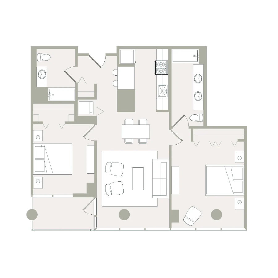Unit 1211 floor plan