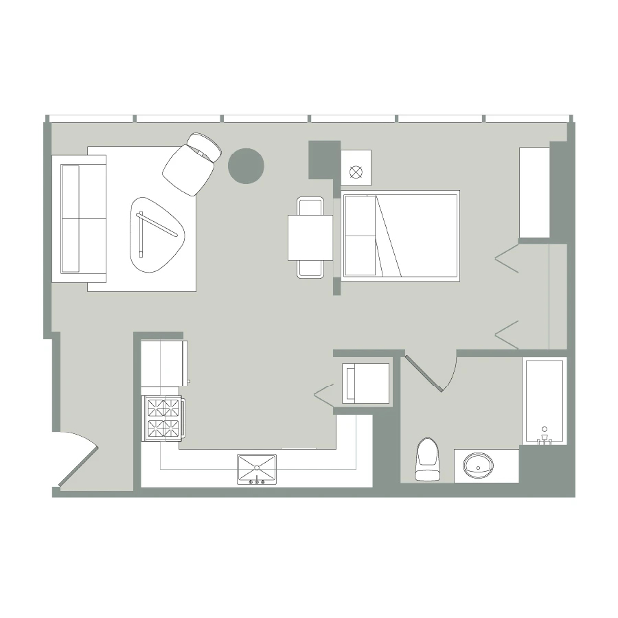 Unit 709 floor plan