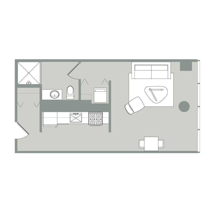 Unit 803 floor plan