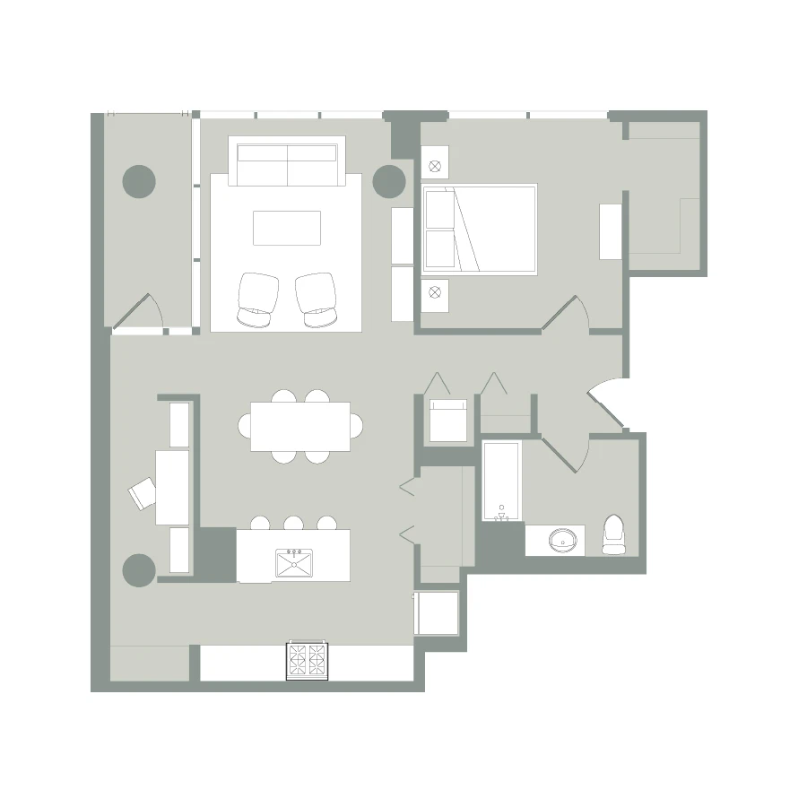 Unit 514 floor plan
