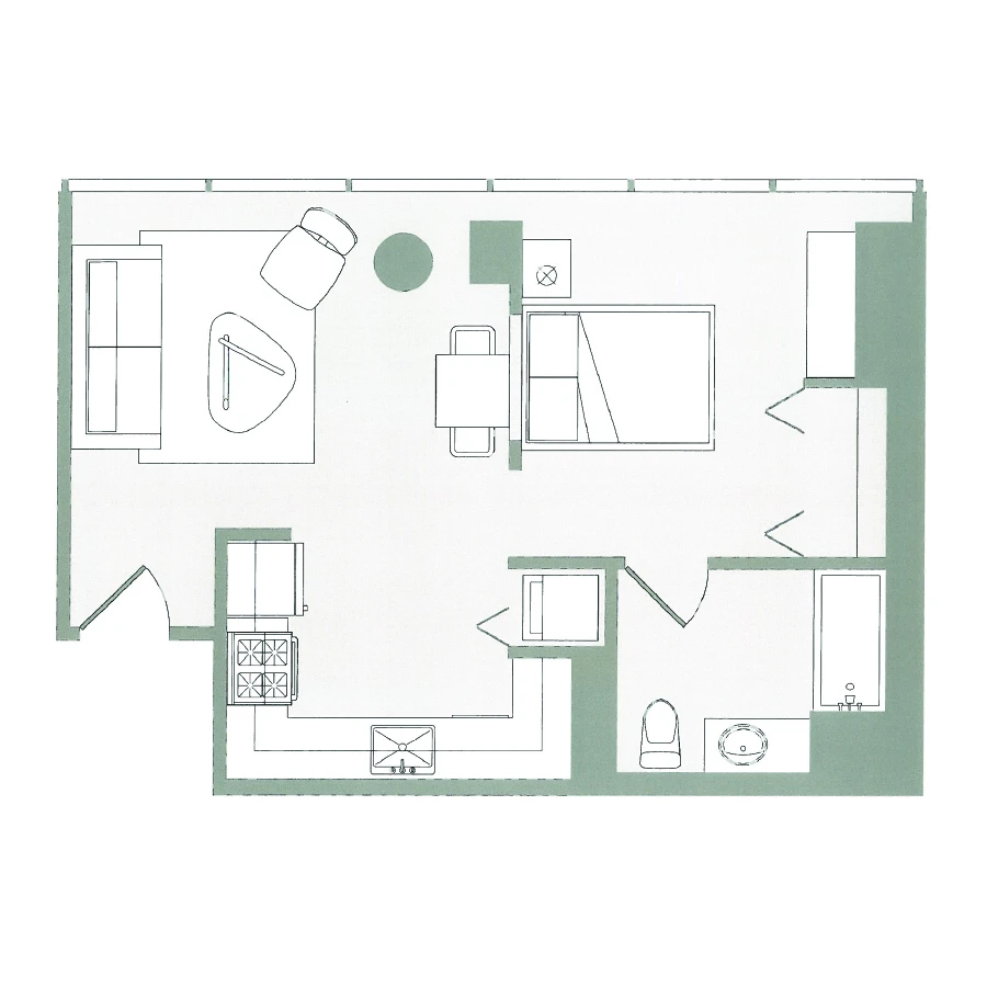 Unit 1108 floor plan