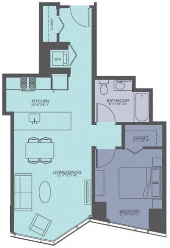 Unit 2606 floor plan