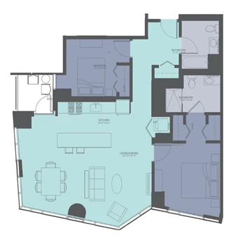 Unit 1004 floor plan
