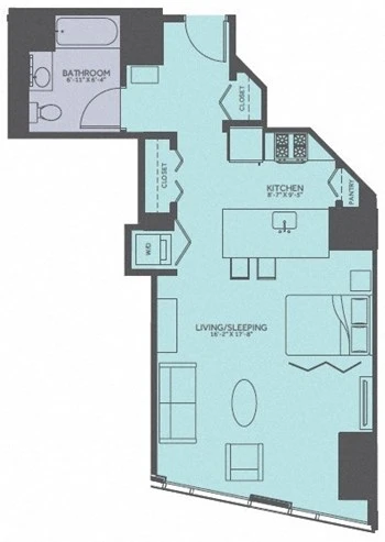 Unit 0810 floor plan