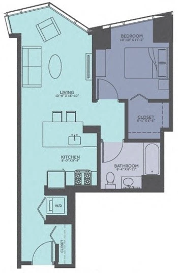 Unit 3001 floor plan