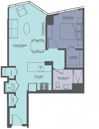 Unit 2509 floor plan