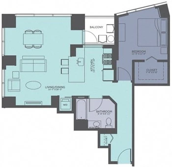 Unit 3603 floor plan