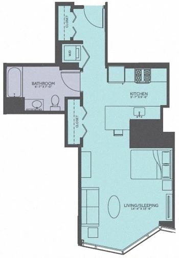 Unit 0309 floor plan