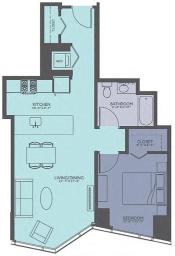Unit 0706 floor plan