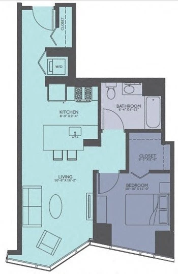 Unit 0205 floor plan