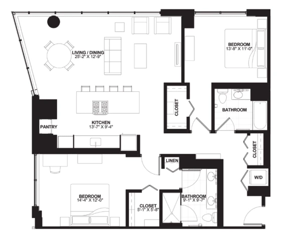 Unit 301 floor plan