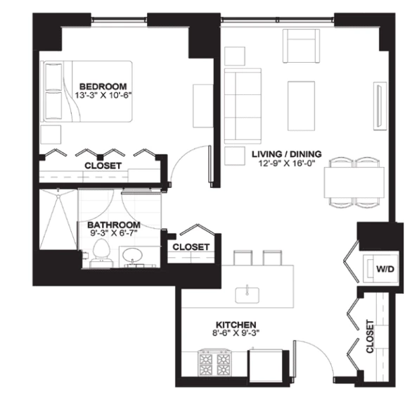 Unit 503 floor plan