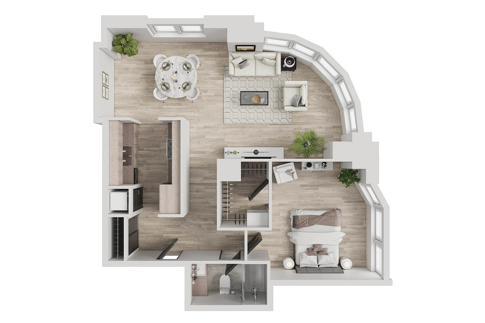 Unit 6D floor plan