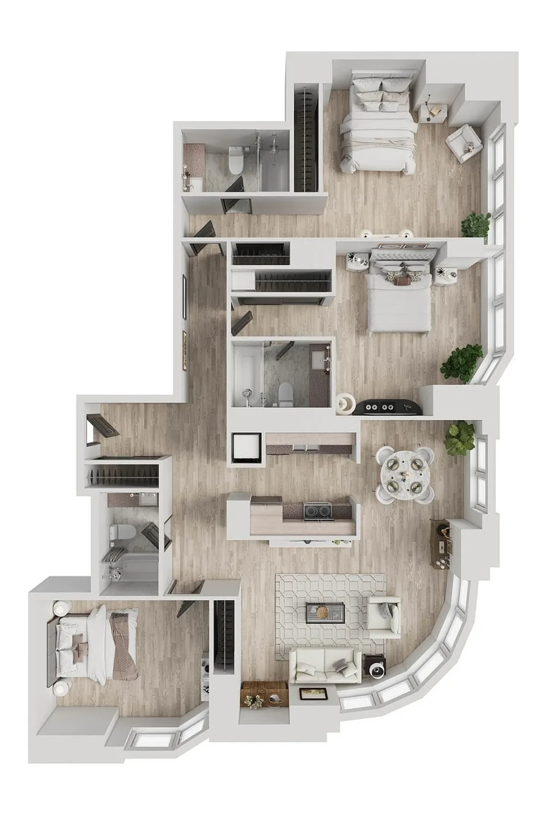 Unit 26E floor plan