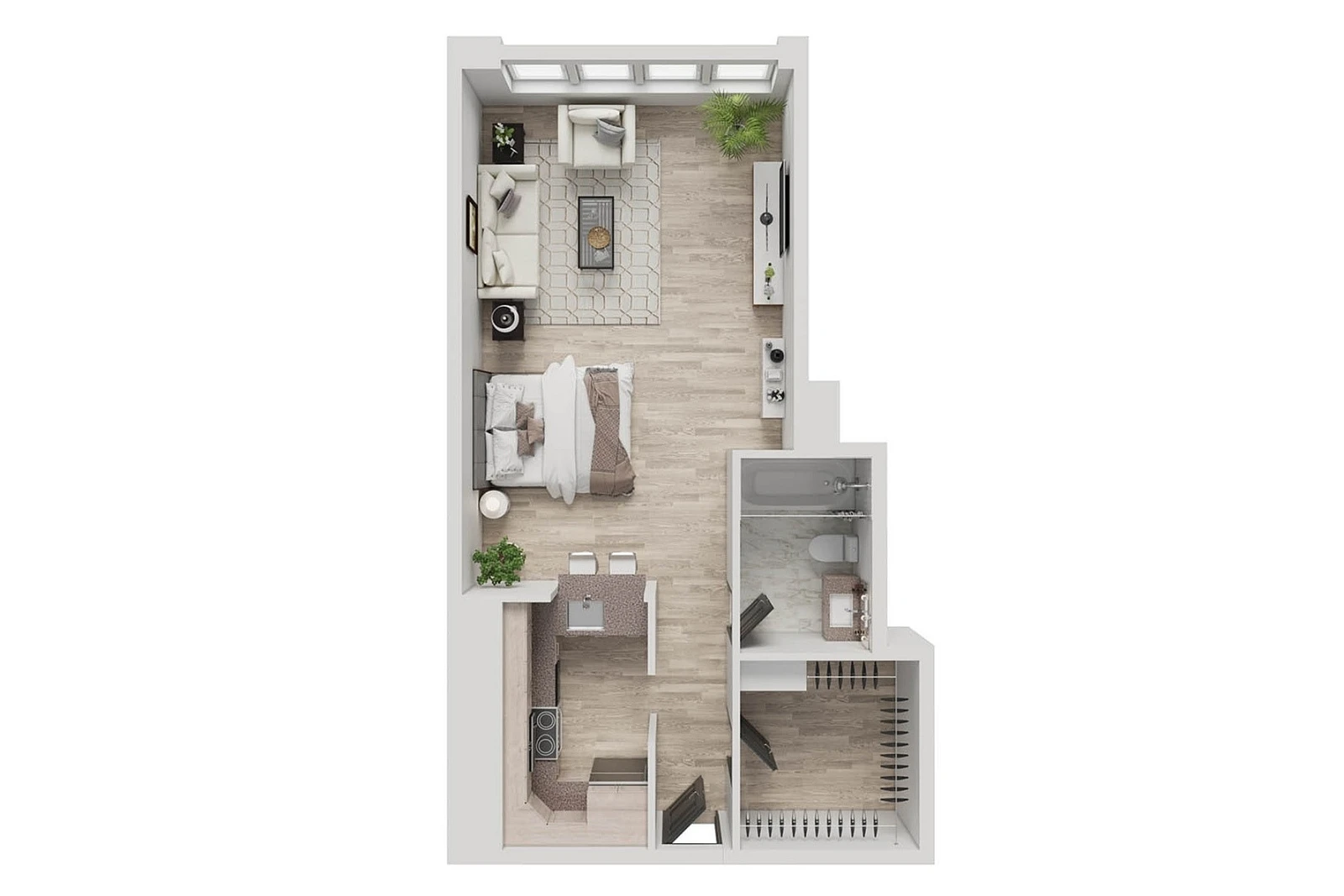 Unit 31F floor plan