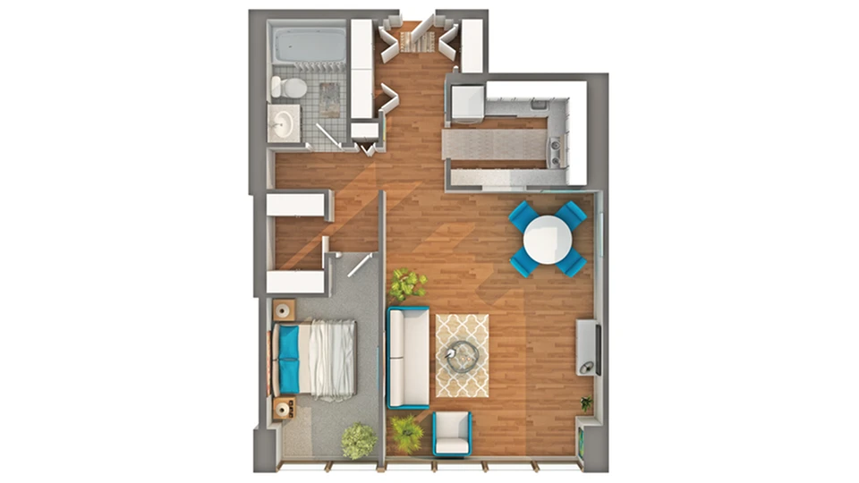 Unit 2710 floor plan